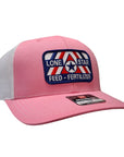 Hot Pink/White