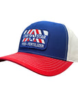 Royal / White / Red Twill Back