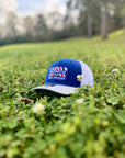 Royal / White / Heather Grey