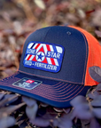 Navy / Orange
