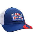 Royal/White/Flame Hat