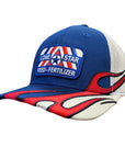 Royal/White/Flame Hat