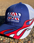 Royal/White/Flame Hat