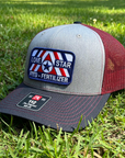 Heather Grey/Cardinal/Navy Cap