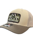 Combination Khaki/Chocolate Chip with Camo Patch