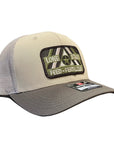 Combination Khaki/Chocolate Chip with Camo Patch