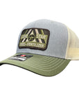 Heather Grey/Birch/Army Olive 112 with Camo Patch