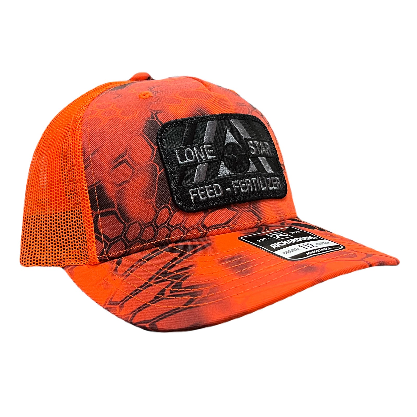Kryptek Inferno / Blaze Orange 112PFP with Black Patch – Lone Star