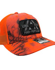 Kryptek Inferno / Blaze Orange 112PFP with Black Patch