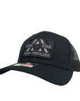 Solid Black with Black Patch