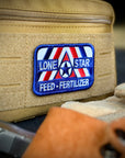 Hook and Loop Tactical Lone Star Patch - Red, White, & Blue