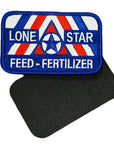 Hook and Loop Tactical Lone Star Patch - Red, White, & Blue