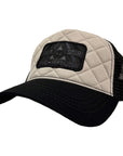 Quilted Grey/Black Trucker