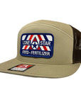 Pale Khaki / Brown 7-Panel