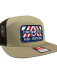 Pale Khaki / Brown 7-Panel