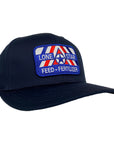 Solid Navy Twill Back