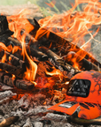 Kryptek Inferno / Blaze Orange 112PFP with Black Patch