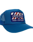 Turquoise 80's Foam Trucker