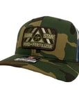 Green Camo/American Flag