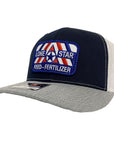 Navy / White / Heather