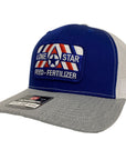 Royal / White / Heather Grey