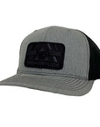 Heather Grey / Black Twill Back