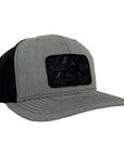 Heather Grey / Black Twill Back