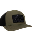 Loden/Black Twill Back