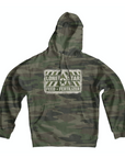 Forest Camo Midweight Hooded Sweatshirt with Camo Logo