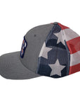 Heather Grey/American Flag