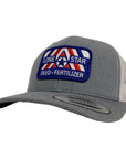 YP Heather Grey - White