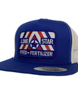 Royal/White YP Flatbill w/ Large RWB Patch