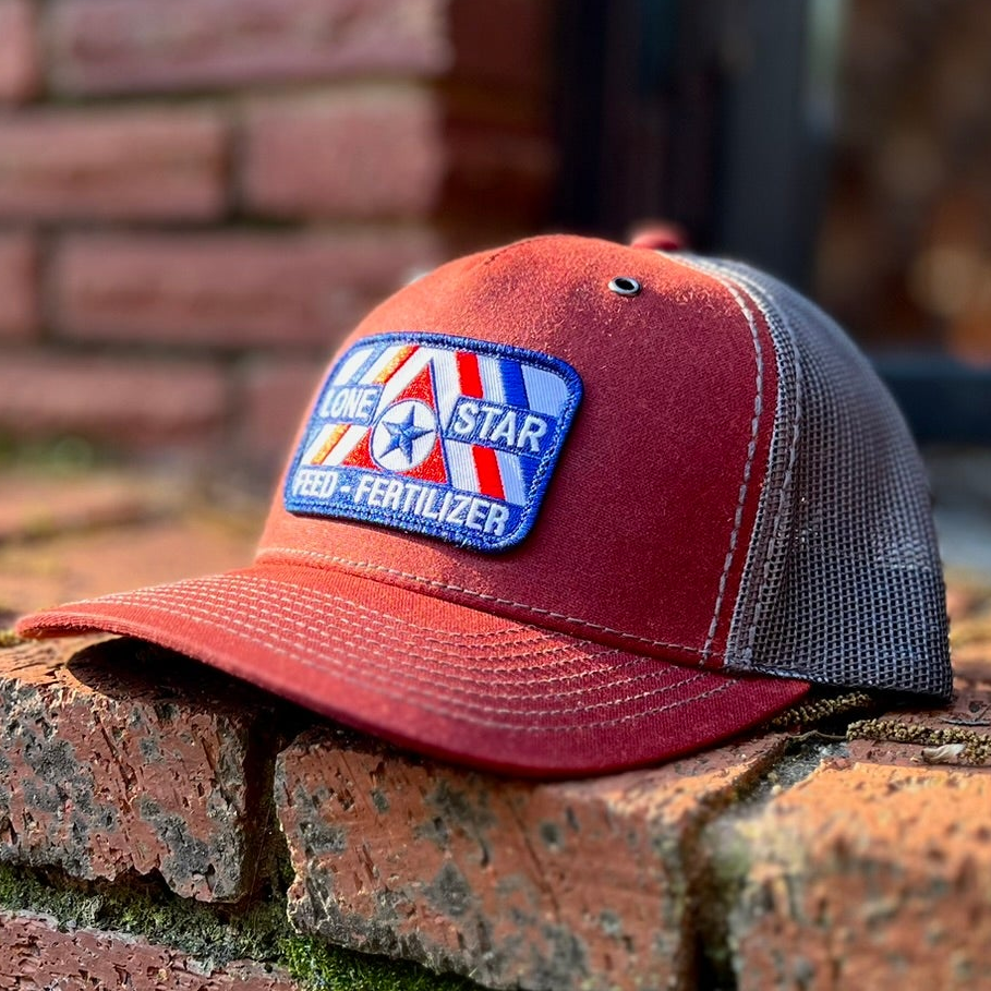 Waxed Burnt Red / Charcoal