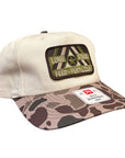 R356 Cream / Bark Duck Twill w/ Camo Patch