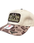 R356 Cream / Bark Duck Twill w/ Camo Patch