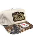 R356 Cream / Realtree Advantage Twill w/ Camo Patch
