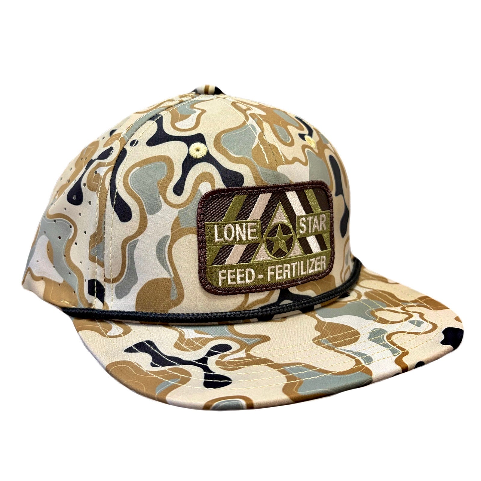 Sobro "The Show" Laser Perforated Willis Camo Tan Buckwood Cap SHOW5-22