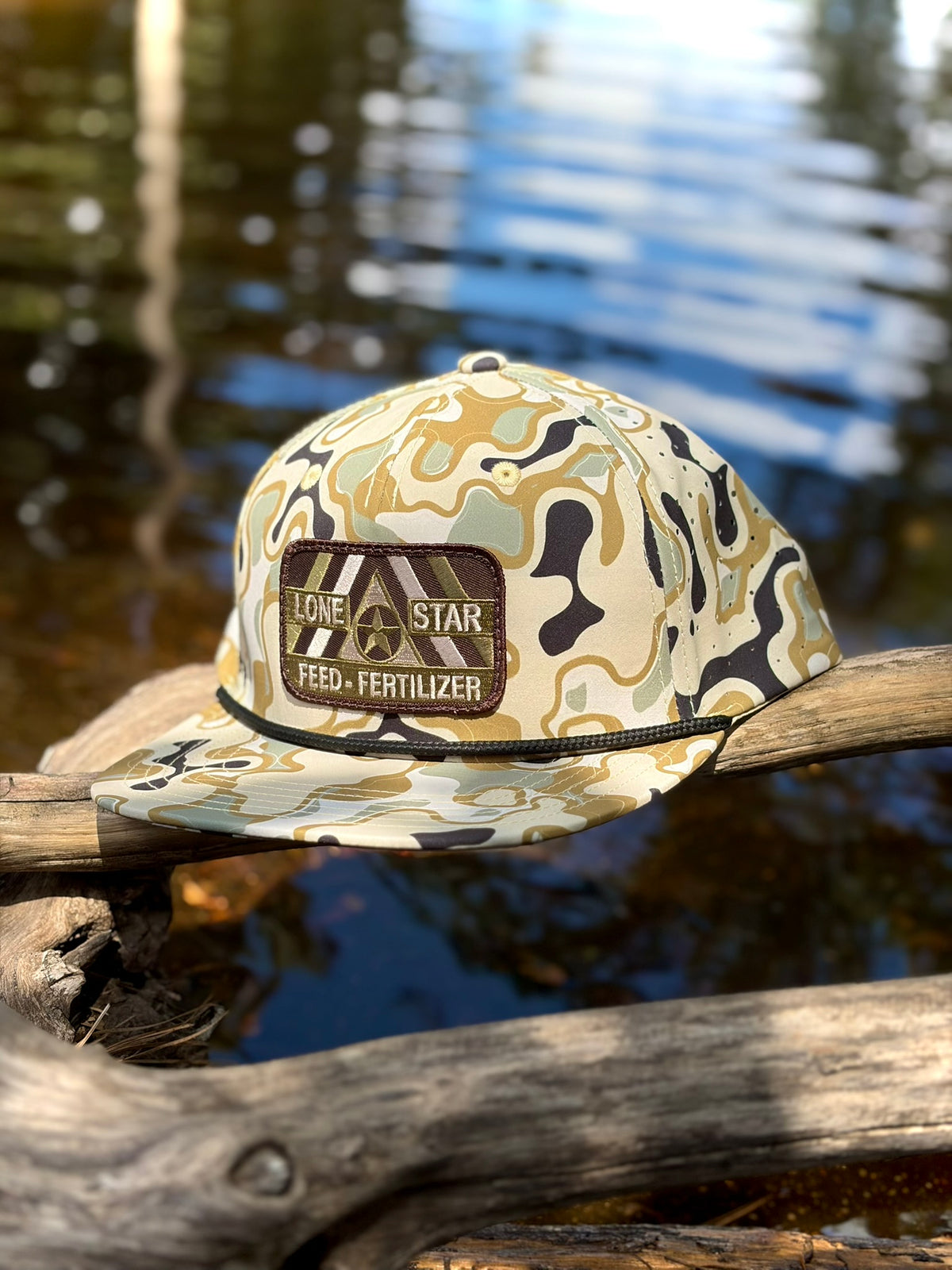 Sobro "The Show" Laser Perforated Willis Camo Tan Buckwood Cap SHOW5-22