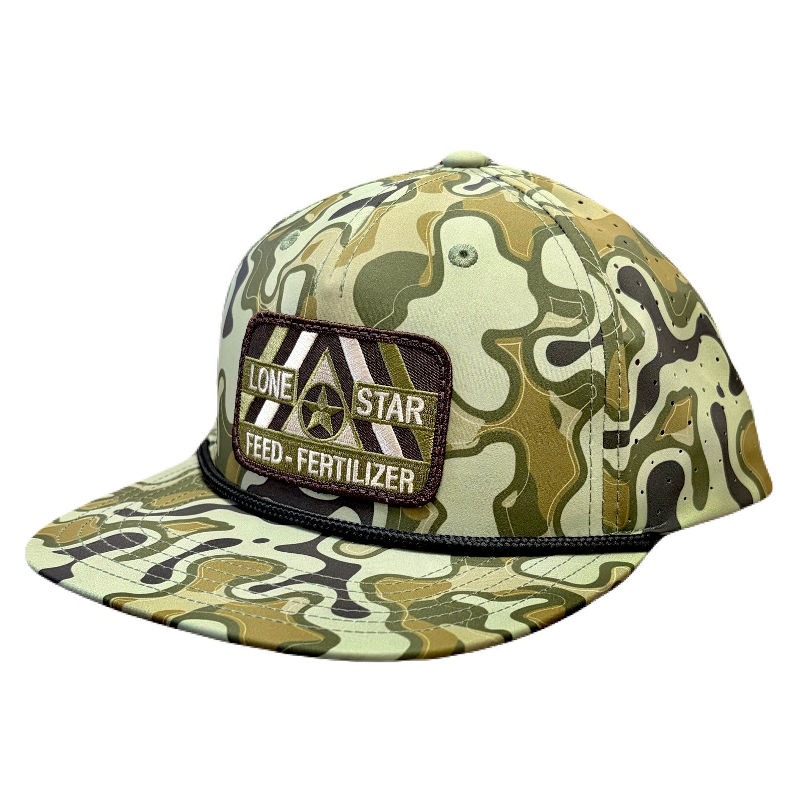 Sobro "The Show" Laser Perforated Willis Camo Green 1974 Buck Cap SHOW5-21