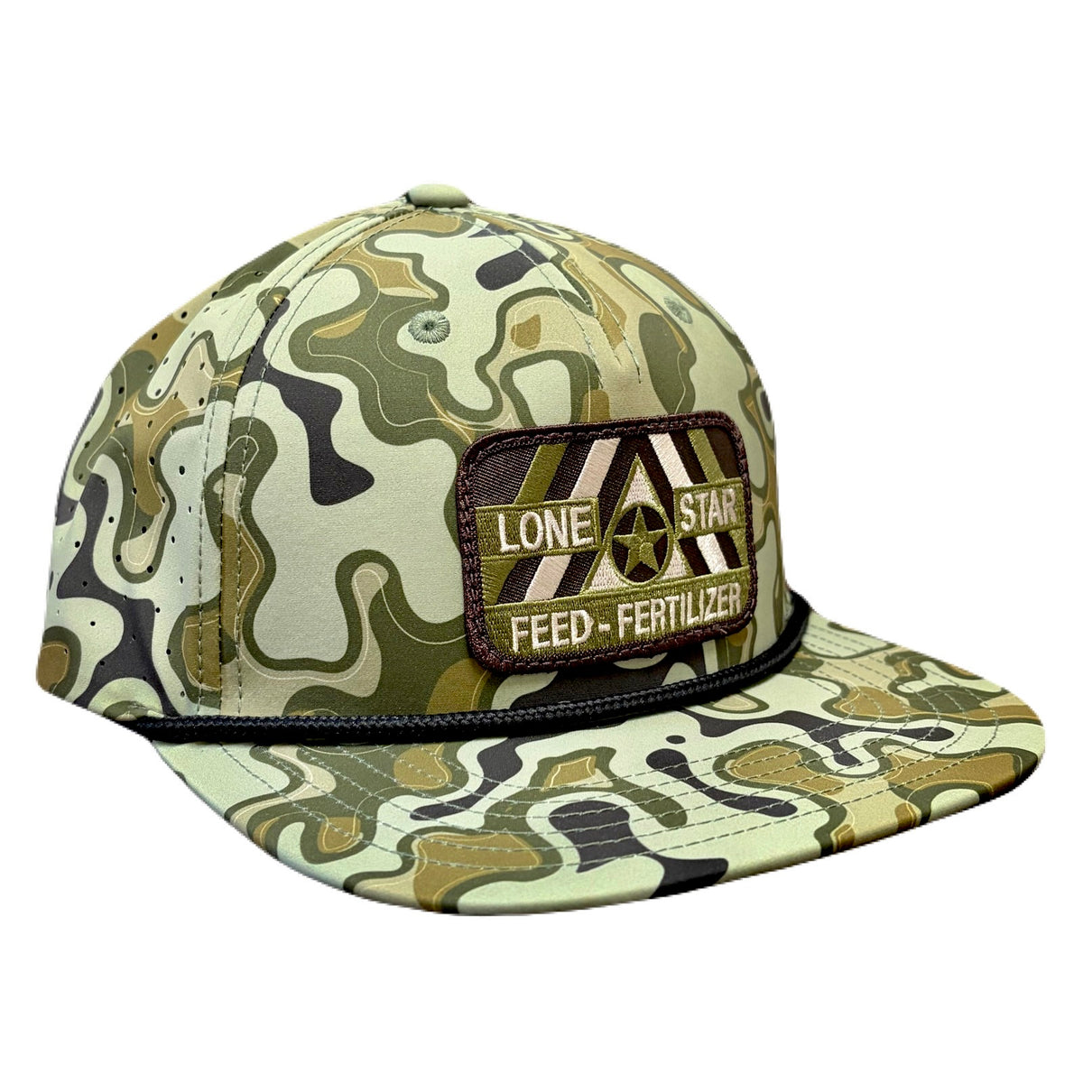 Sobro "The Show" Laser Perforated Willis Camo Green 1974 Buck Cap SHOW5-21