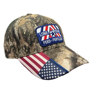 Realtree Camo w/ USA Flag RWB Patch