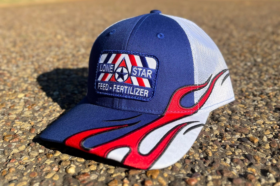 Royal/White/Flame Hat