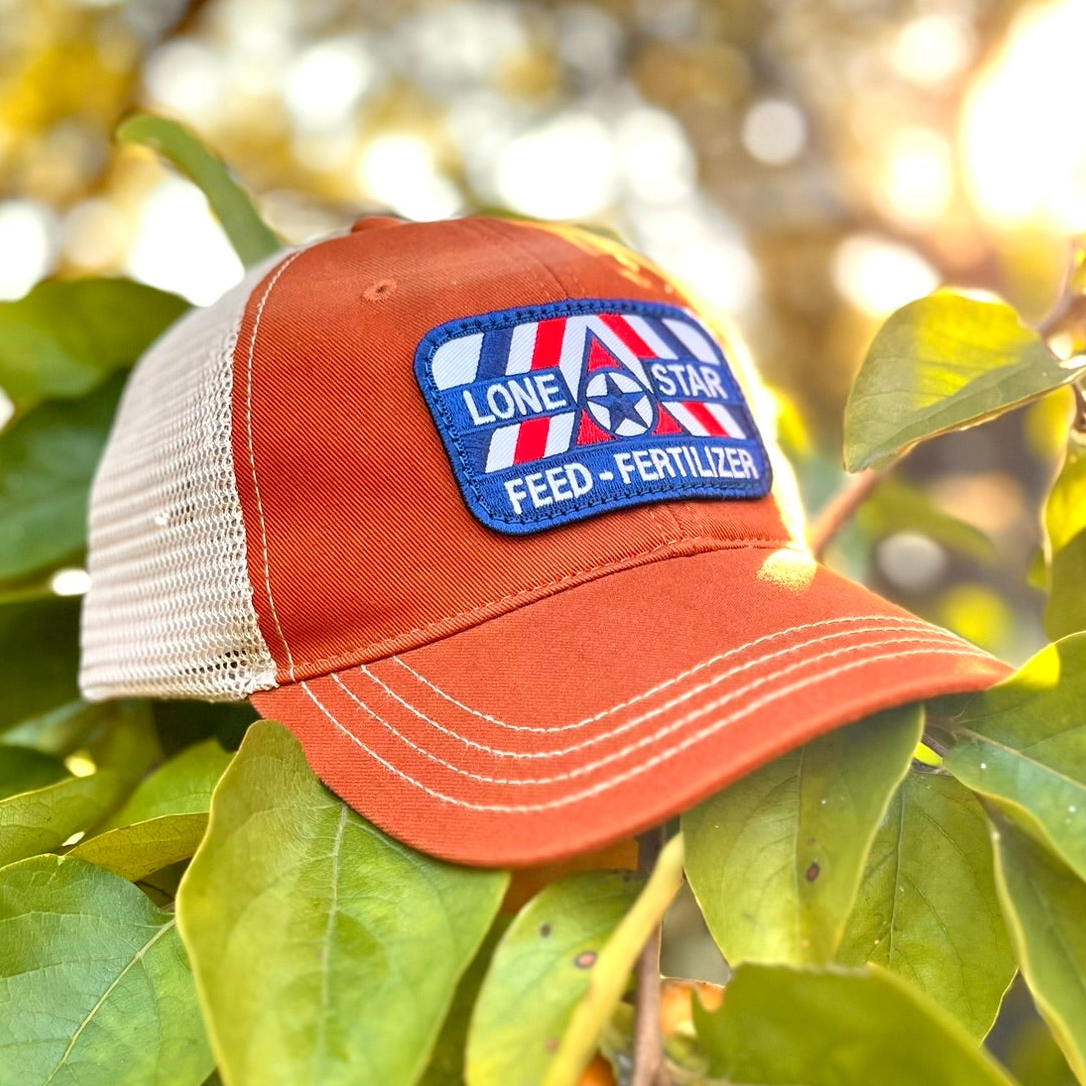 R111 Relaxed Texas Orange / Khaki with RWB Patch