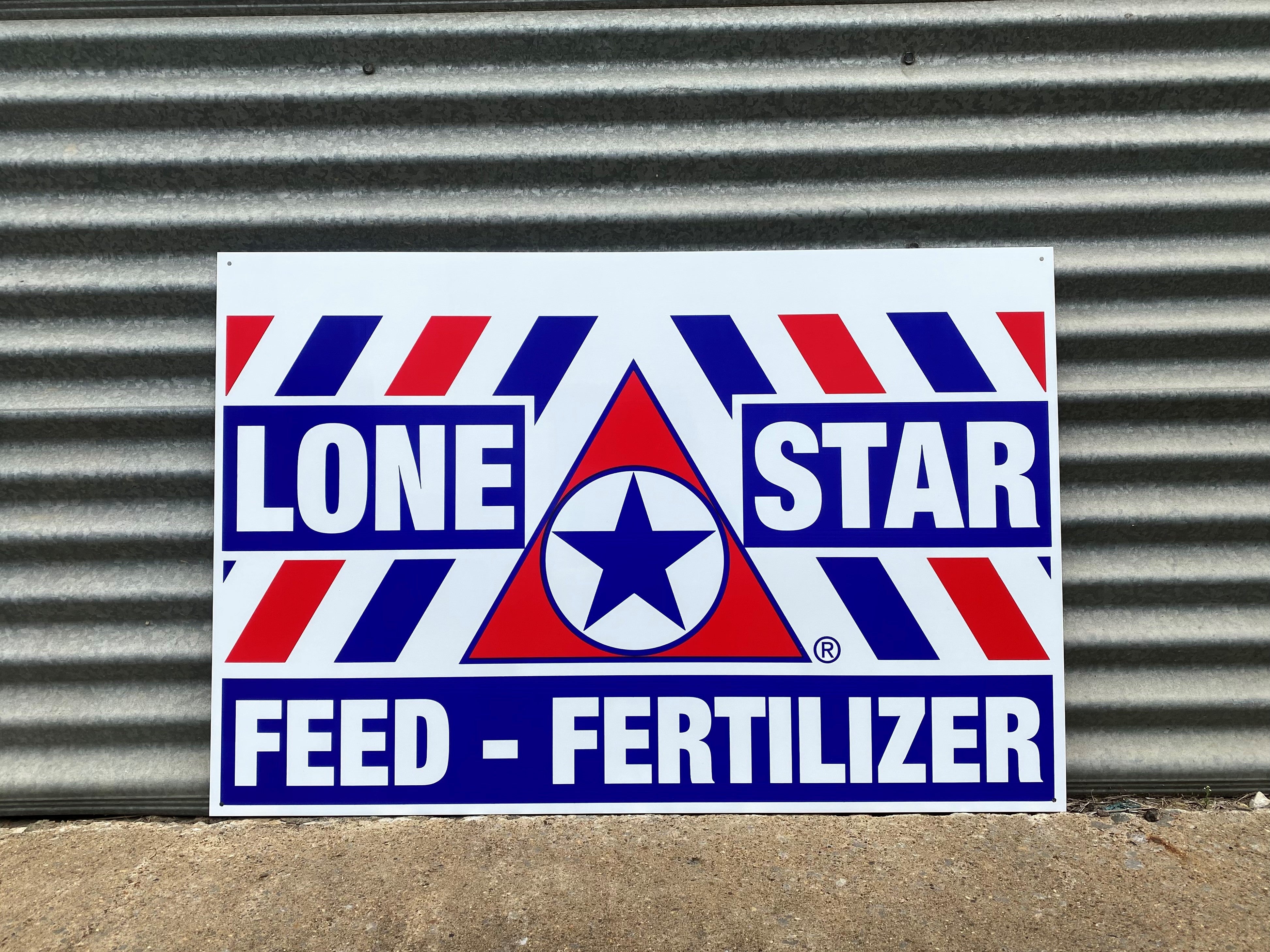 Personalized 2' x 3' Ranch Sign – Lone Star Feed Apparel
