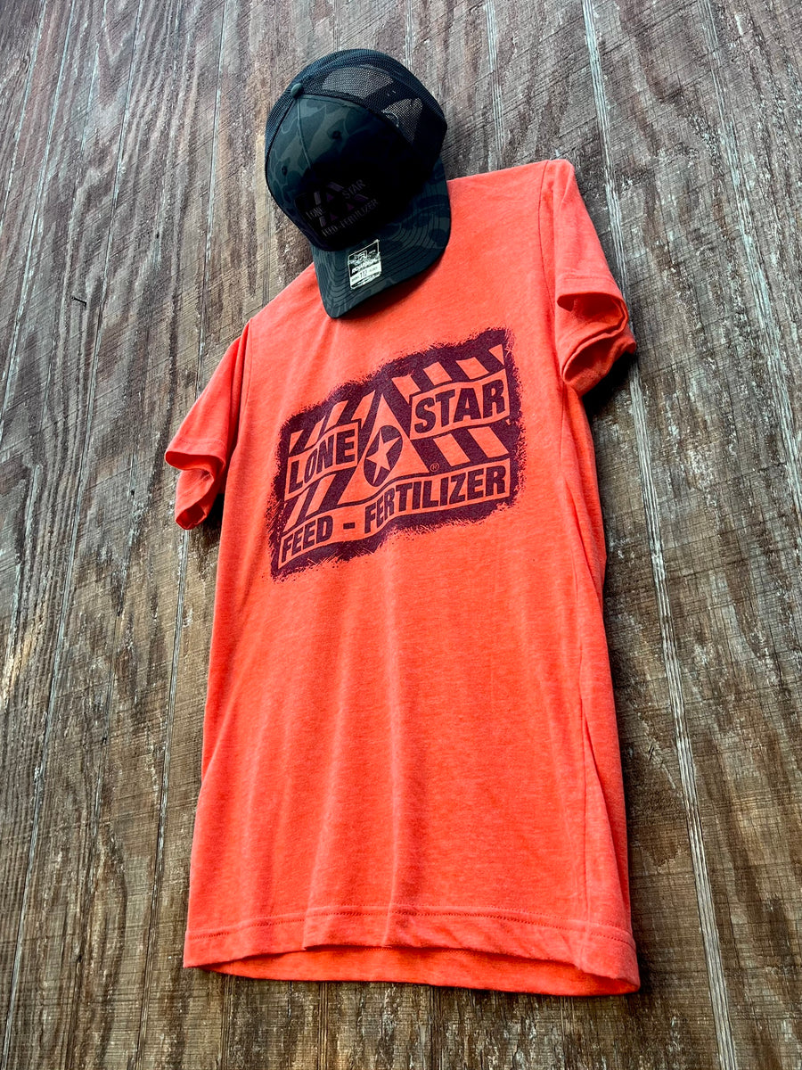 Fall Limited Edition: Orange Heather Short Sleeve Logo T-Shirt
