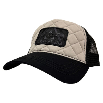 Quilted Grey/Black Trucker