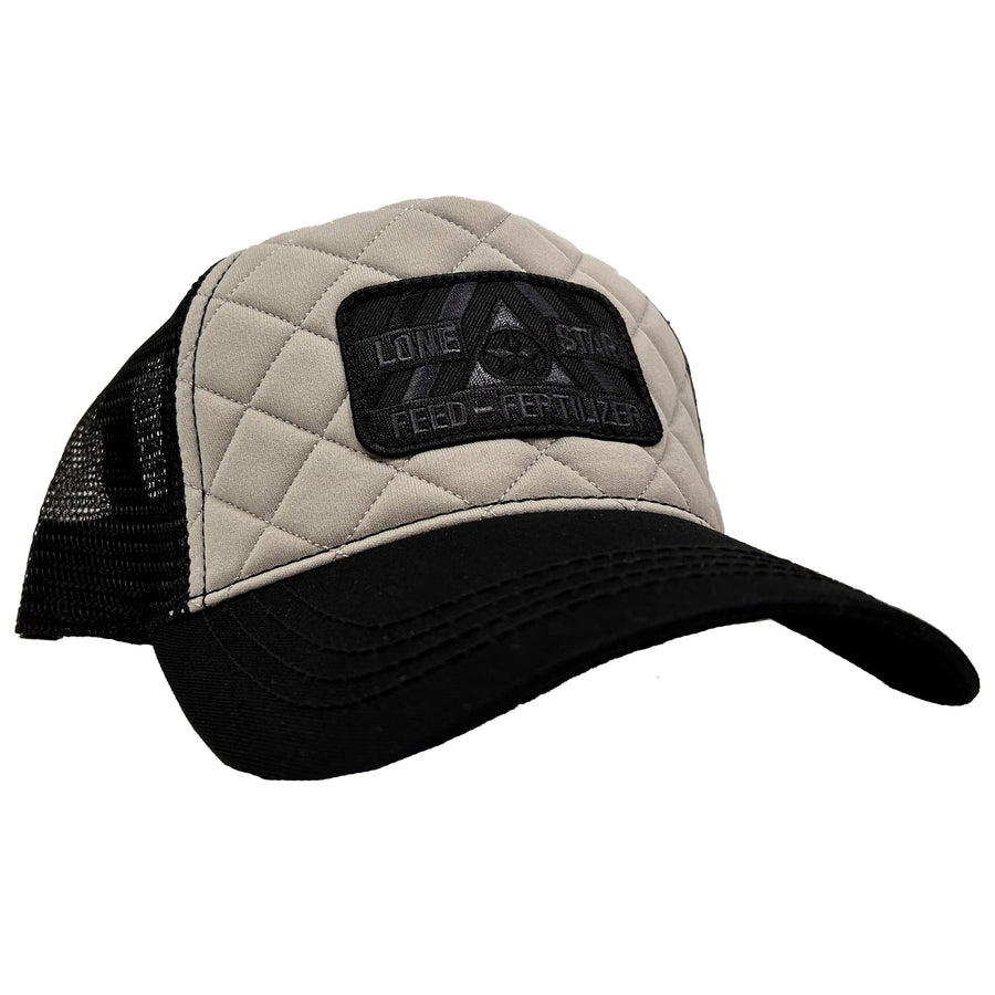 Quilted Grey/Black Trucker