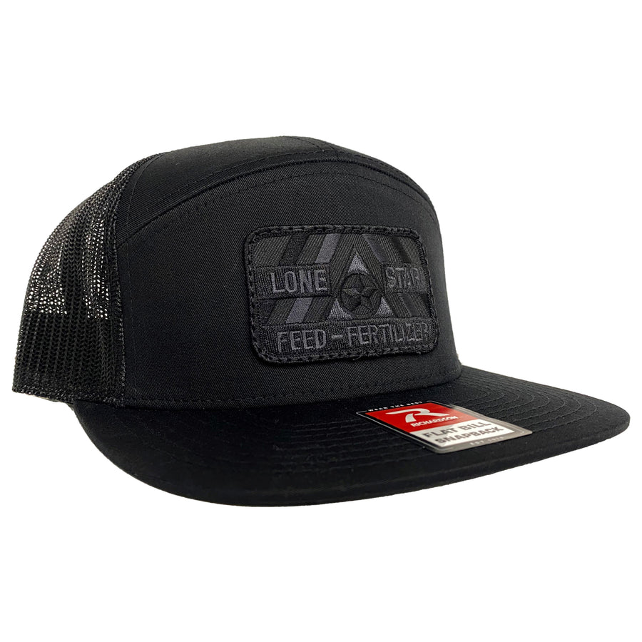 Solid Black 7-Panel