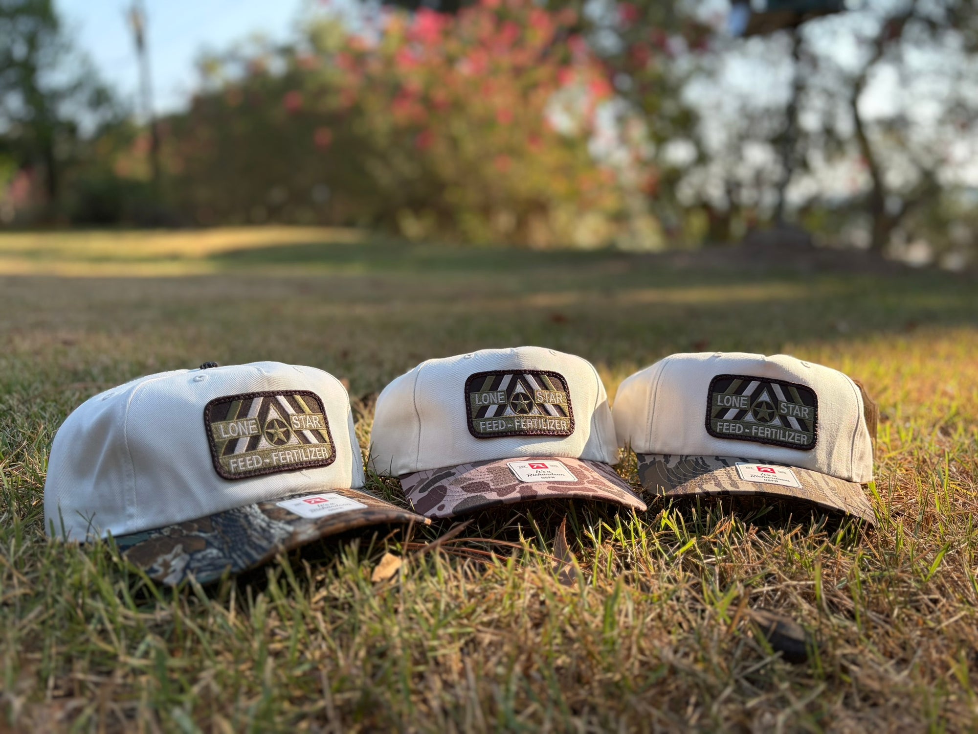 R356 Cream / Bark Duck Twill w/ Camo Patch