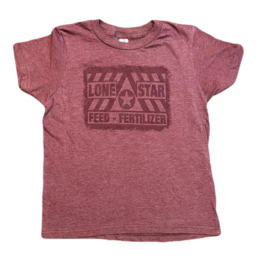 Youth Winter Limited Edition: Burgundy Heather Short Sleeve Logo T-Shirt
